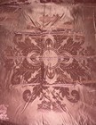 VINTAGE Italian Pink Silk Floral Damask Bedspread 80 x 110 — photo 4