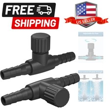 Aquarium Air Control Valves for 3/16" ID Airline Tubing Single Way Plastic Ai...