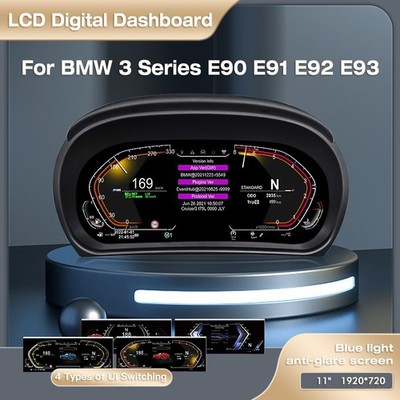 11'' Digital Cluster Display Linux Instrument Dashboard For BMW E90 CCC 2005-2012