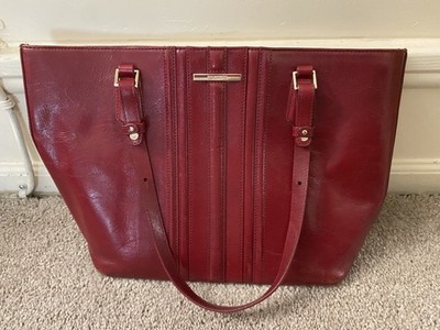 Brahmin Medium Asher Leather Malbec Red Tuscan  TOTE SHOULDER HANDBAG