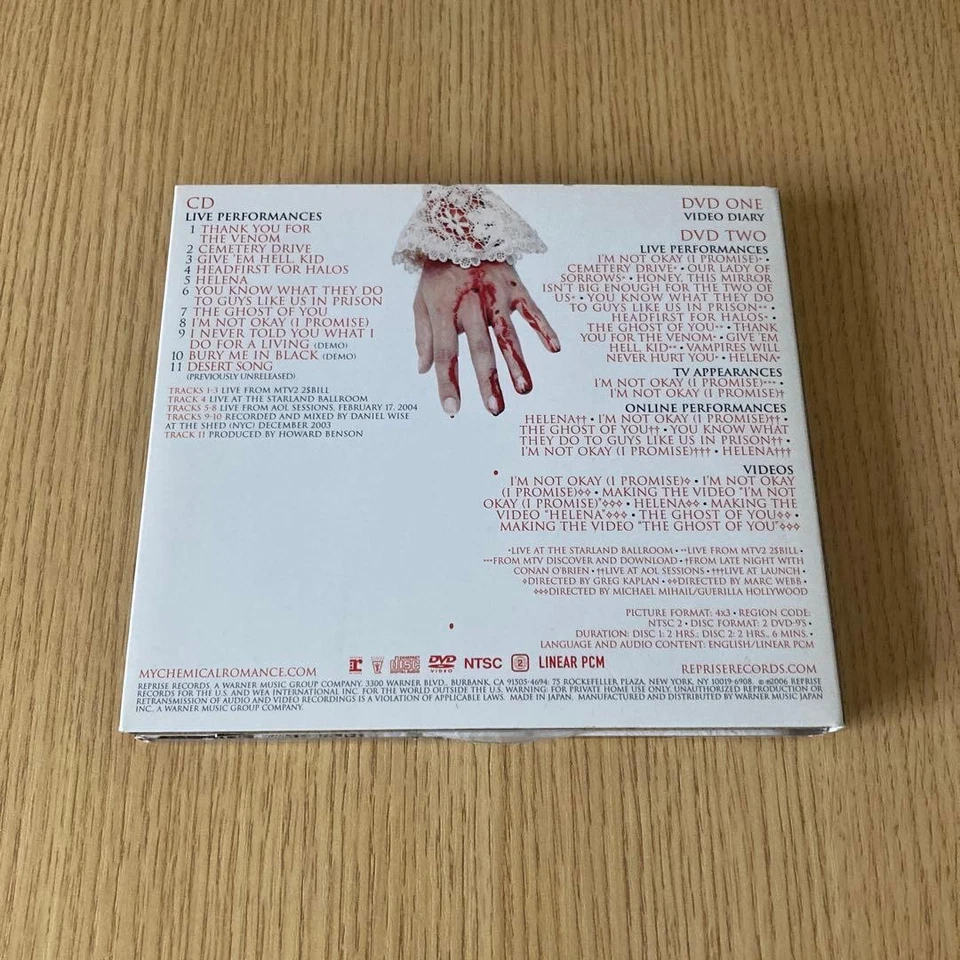 My Chemical Romance Life On The Murder Scene Cd/dvd Music Album Emo Rock Live Foto 2 de 3