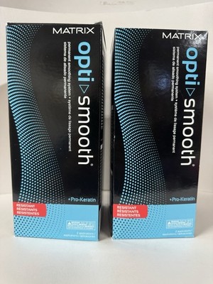 Matrix Opti Smooth Permanent Smoothing System Resistant Hair 2 boxes