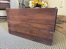 Antique Wooden Crate Upjohn Pharmaceuticals Medicine Apothecary Box Kalamazoo MI