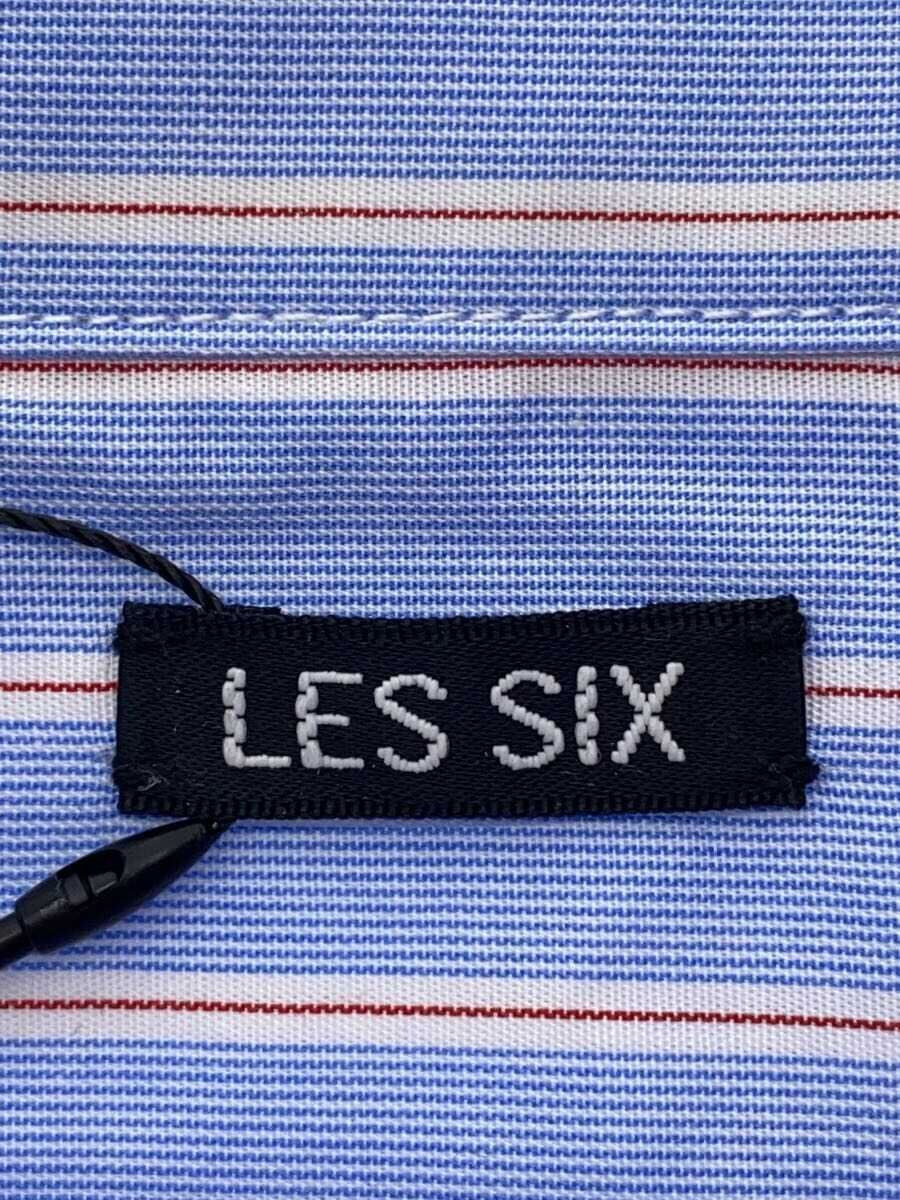 LES SIX LONG SLEEVE SHIRT CLASSIC SLIP 2 COTTON Blue STRIPE LES SIX LONG SLEEVE SHIRT CLASSIC SLIP 2 COTTON Blue STRIPE
