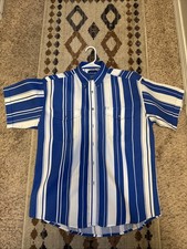 Wrangler Vintage Shirt Cowboy Large Western Brushpopper Short Sleeve