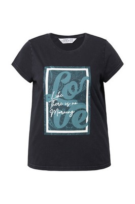 Studio Untold Damen große Größen T Shirt Classic Shape Paisley Statement 843893