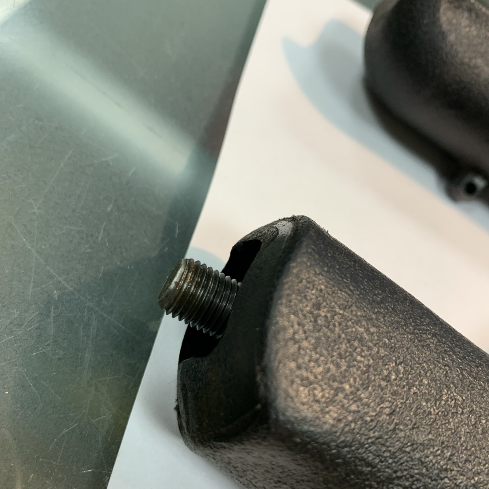 H&R / NEF HANDI RIFLE BLACK SYNTHETIC STOCK SET W/ STOCK & FOREARM BOLTS NICE!