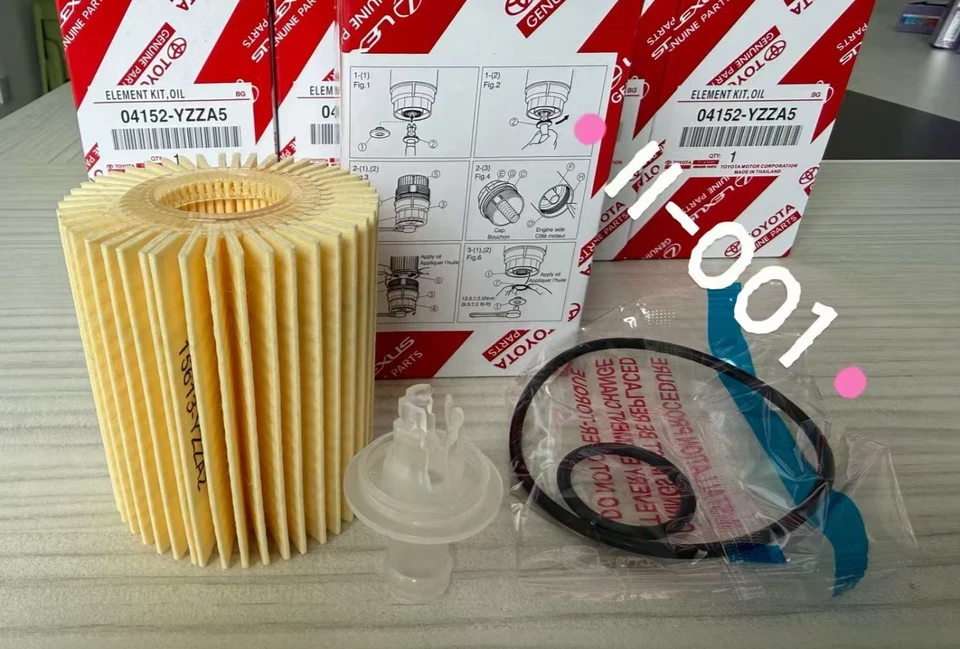 TOYOTA OEM 05-20 4Runner Engine Oil Filter 04152YZZA5 CASE OF (10) Foto 2 de 4