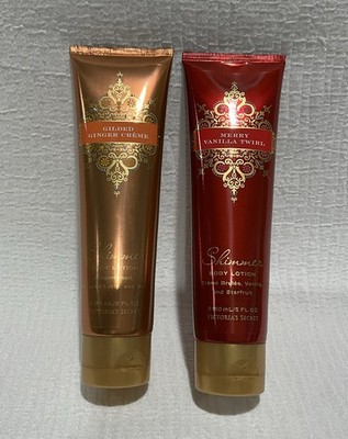 Victoria's Secret Merry Vanilla Twirl/Gilded Ginger Crème Shimmer Body Lotion