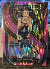 2025 Panini Select WNBA #118 Paige Bueckers pink shock