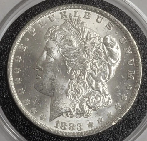 NO RESERVE 1883-O New Orleans Mint Morgan 90% Silver Dollar AU BU Uncirculated