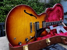 ?EXQUISITE?2022 Gibson ES-335 Dot Figured?ICED TEA AAA FLAME?63? 8.1 LBS !?�3549