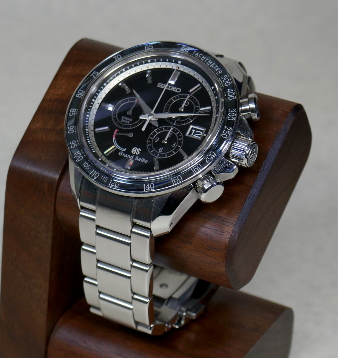 【新品】グランドセイコー（Grand Seiko )バンド　ブラック SBGB003 ブラック Grand Seiko（グランドセイコー）クロノグラフ