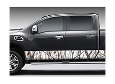 Camo Snowstorm Rocker Panel Graphic Decal Wrap Kit for Truck SUV 12 inch x 3...