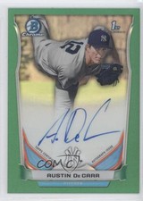 2014 Bowman Draft Chrome Pick Green Refractor 66/99 Austin DeCarr Auto 5qi