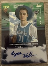 2025-26 Topps - Contemporary Marks Ryan Kalkbrenner #CM-RK Green Rainbow /99 