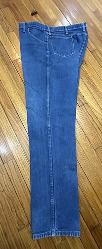 Wrangler 31MWZDN Denim Blue Jeans Men's 42x36 - Picture 3 of 10