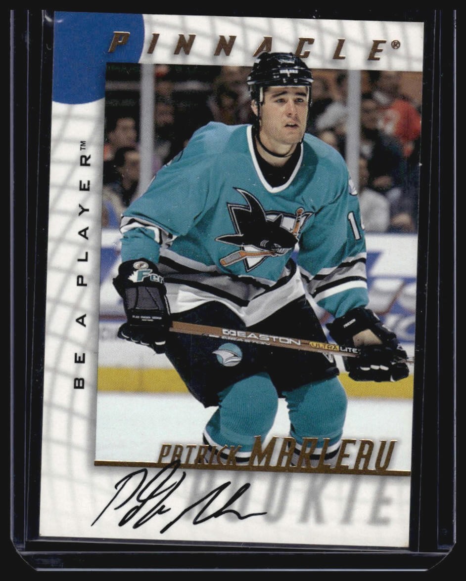 1997-98 Pinnacle Be a Player #221 Patrick Marleau Autographs