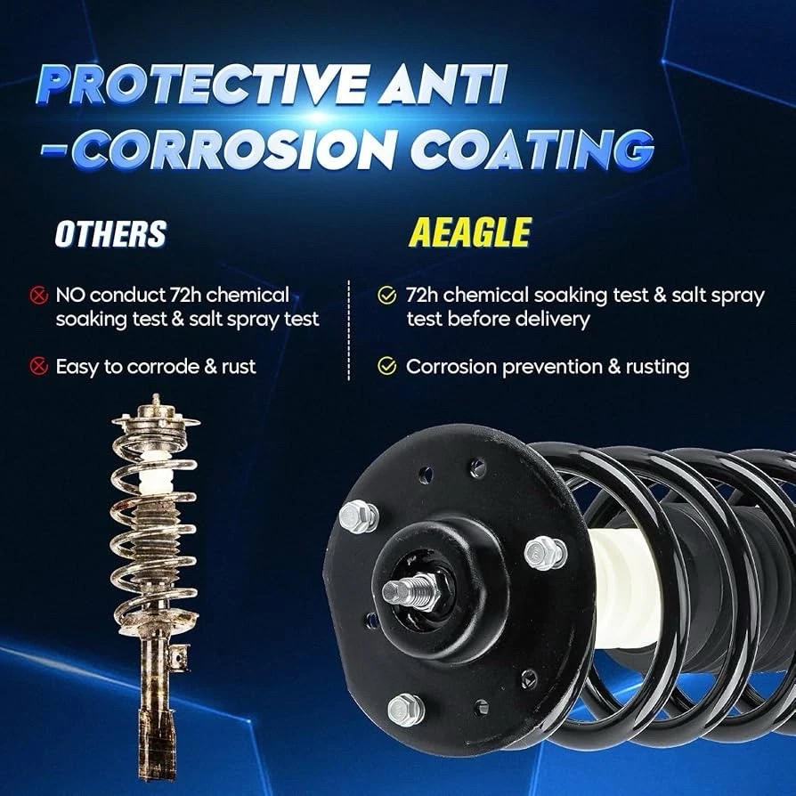 Conjunto de amortiguador de puntal con resorte helicoidal para Chevy Equinox 05-06 Pontiac 06 Foto 4 de 4