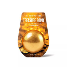 Da Bomb Bath Fizzers Treasure Bath Bomb - 3.5Oz: Coconut Scent, Paraben-Free