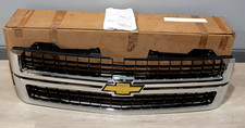 2007 2010 Chevrolet Silverado Hd 2500 3500 Chrome Grille New Takeoff Usa Gm