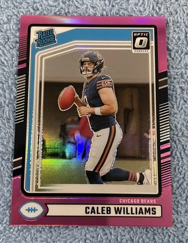 2024 Panini Donruss - Rated Rookie Caleb Williams #327 Optic Pink Prizm (RC)