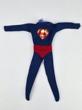 Vintage 1966 Captain Action 12" Ideal Superman Jumpsuit Outfit w/ All Buttons