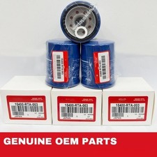6x OEM Honda Oil Filters w/Gaskets MADE IN JAPAN 15400-RTA-003 JDM NEW