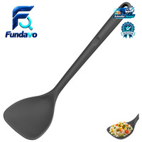 Silikon Wok Spatel HitzebestäNdig 315℃ Schwarz KüChenutensil KochzubehöR