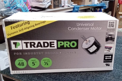 Trade Pro Universal Condenser Motor 1/4 HP 825 RPM 208-230VAC 60 Hz 2.0A New