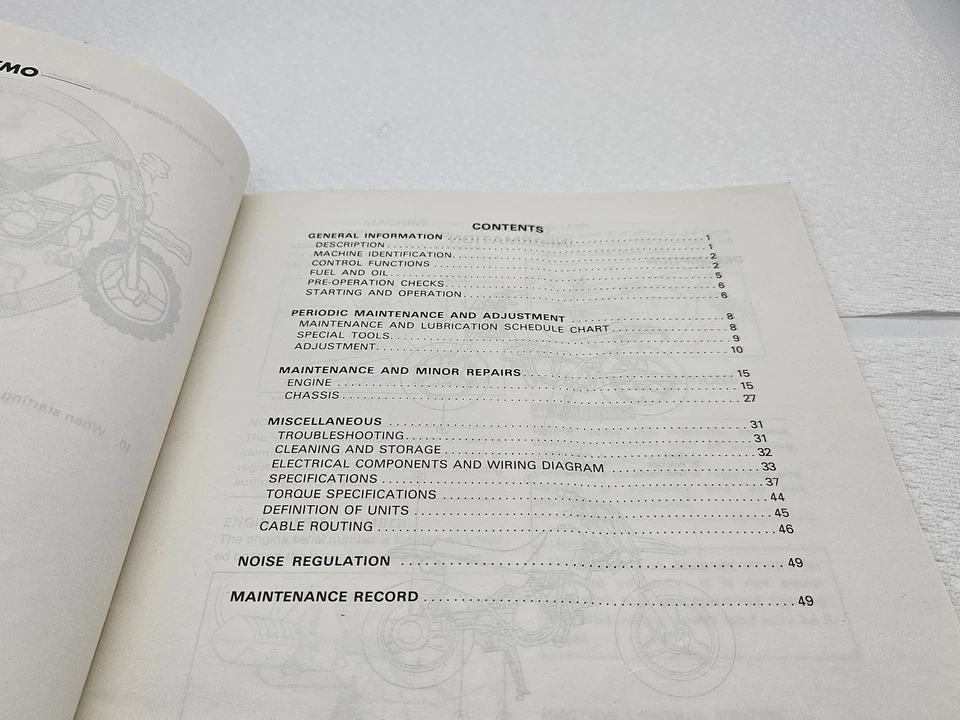 Manual de reparación de taller de servicio al propietario Yamaha PW50R 11626-16-25 OEM Pub 2002 Foto 4 de 4