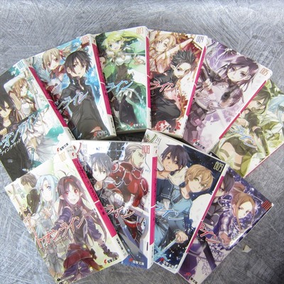 初版 The Art of Sword Art Online 図録セット SWORD ART ONLINE Novel Latest Set 1-16 REKI KAWAHARA Japan Book MW
