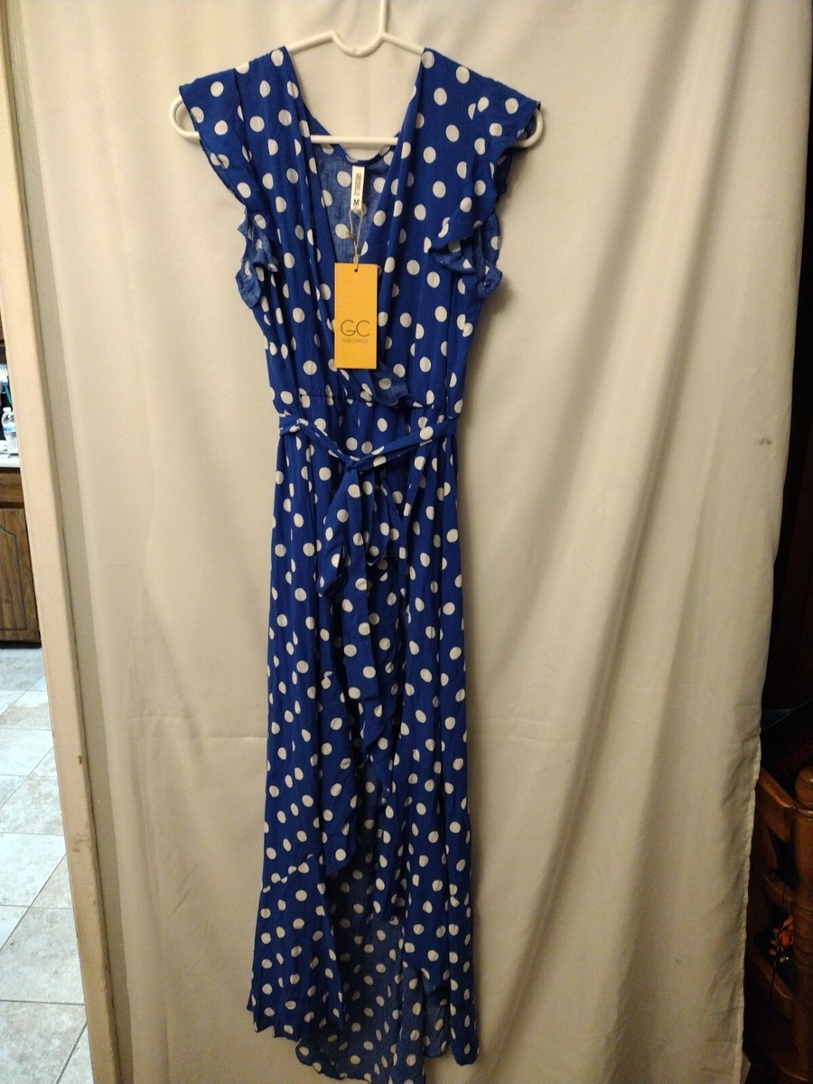 blue polka dot summer dress Polka Dot Mini Dress – Chic Backless A-Line Design main image 1