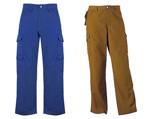 Russell J015M Heavy-duty workwear Teflon coated work trousers | eBay