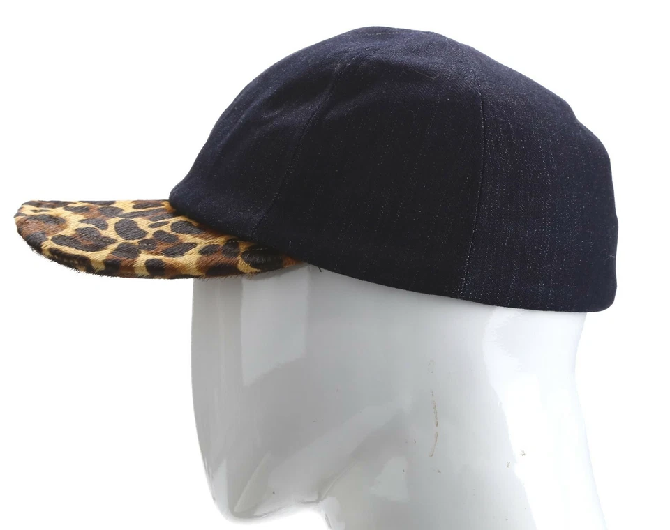 Gorra para mujer Eugenia Kim 141335 Darien estampado de guepardo de mezclilla talla Mediano Foto 3 de 4