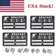 10bags *Dental Orthodontic Brackets Braces Mini Roth MBT Slot.022 3-4-5 Hooks