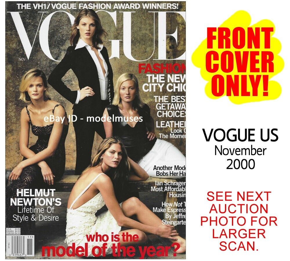 US Vogue magazine - August 2000 - Carmen Kass cover