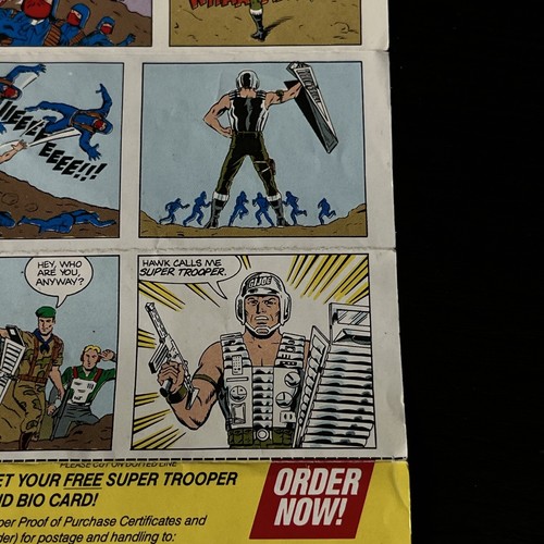 GI Joe Presents Operation Single Handed Mini Comic Super Trooper 1987 - Uncut - 第 14/21 張圖片
