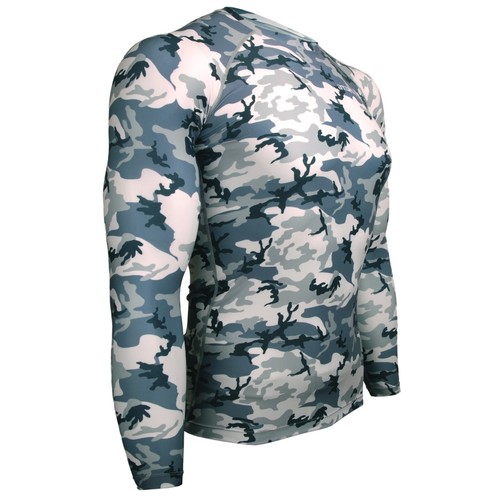 CAMO Skin Tights Compression Graphic Print Base layer Rash guard Hunting C-111K - Picture 5 of 6