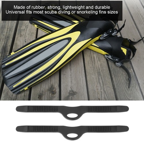 KEEP DIVING Adjustable Rubber Fin Flippers Strap Swimming Diving~ - Picture 8 of 11