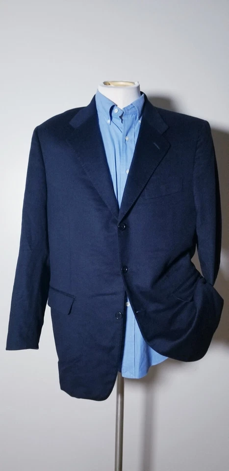 56 46R Trussini LORO PIANA CACHEMIR Felpa Tweed Chaqueta Blazer Abrigo Deportivo Nuevo sin Etiquetas  Foto 3 de 4