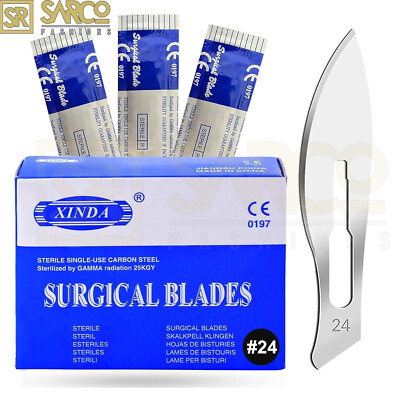 Lame Chirurgiche In Carbonio Lame Bisturi Chirurgiche Sterili - Set Con Manico Gratuito, Per Dentisti E Laboratori Trapano Odontotecnico - Foto 7