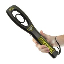Hand-held Metal Detector Includes a hand strap and holster