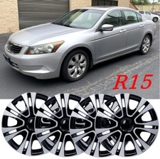 15 Set Of 4 Wheel Covers Snap On Hub Caps R15 Tire Steel Rim For Honda Accord