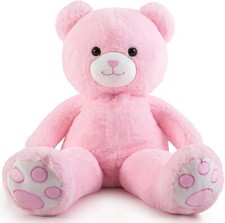Big Teddy Bear 3 Feet Giant Stuffed Animal Pink Large Teddy Bear Stuffed Animals