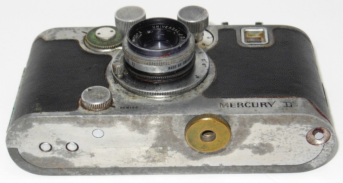 Vtg Collectors 1945 MERCURY II CX 35mm 1/2 Frame CAMERA w