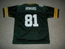 DESMOND HOWARD Unsigned Custom Green Bay Green Sewn New Football Jersey Sz S-3XL