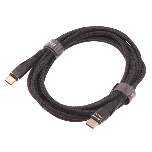 6FT PD KABEL TYP-C NA USB-C ŁADOWARKA PRZEWÓD ZASILAJĄCY SYNCHRONIZACJA do TELEFONÓW TABLETÓW - Zdjęcie 1 z 7