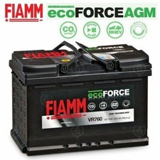 BATTERIA PER BMW SERIE 1 2 3 X1 Z4 FIAMM VR760 ecoFORCE AGM START & STOP 70Ah 76