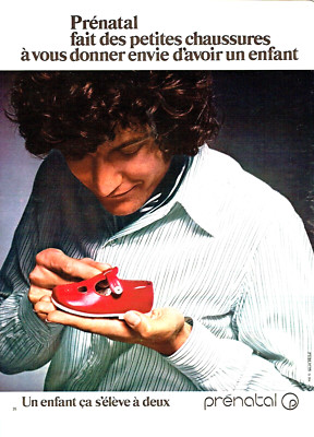 Werbung Advertising 0523 1972 Pränatal macht Kinderwunsch Schuhe